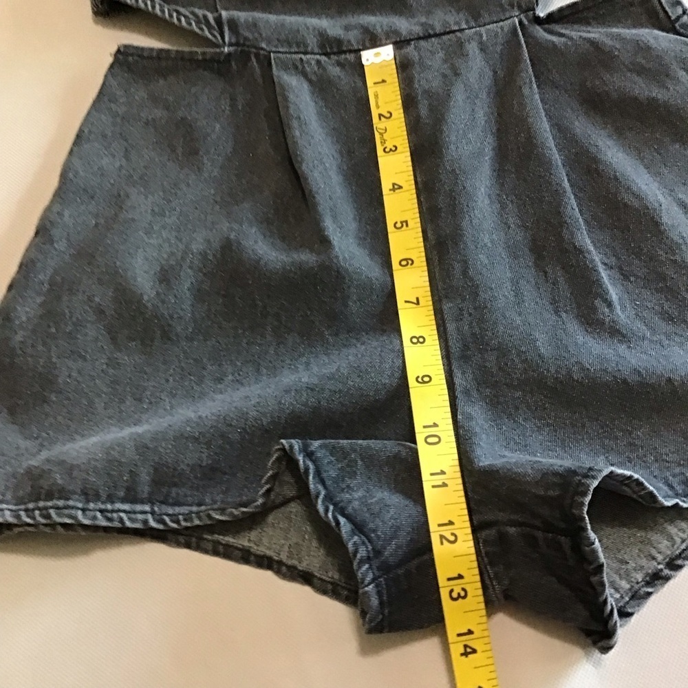 Altar'd State Louise Denim Romper - Picture 9 of 12